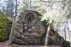 Šumava - Královský Kámen - skalní oltář